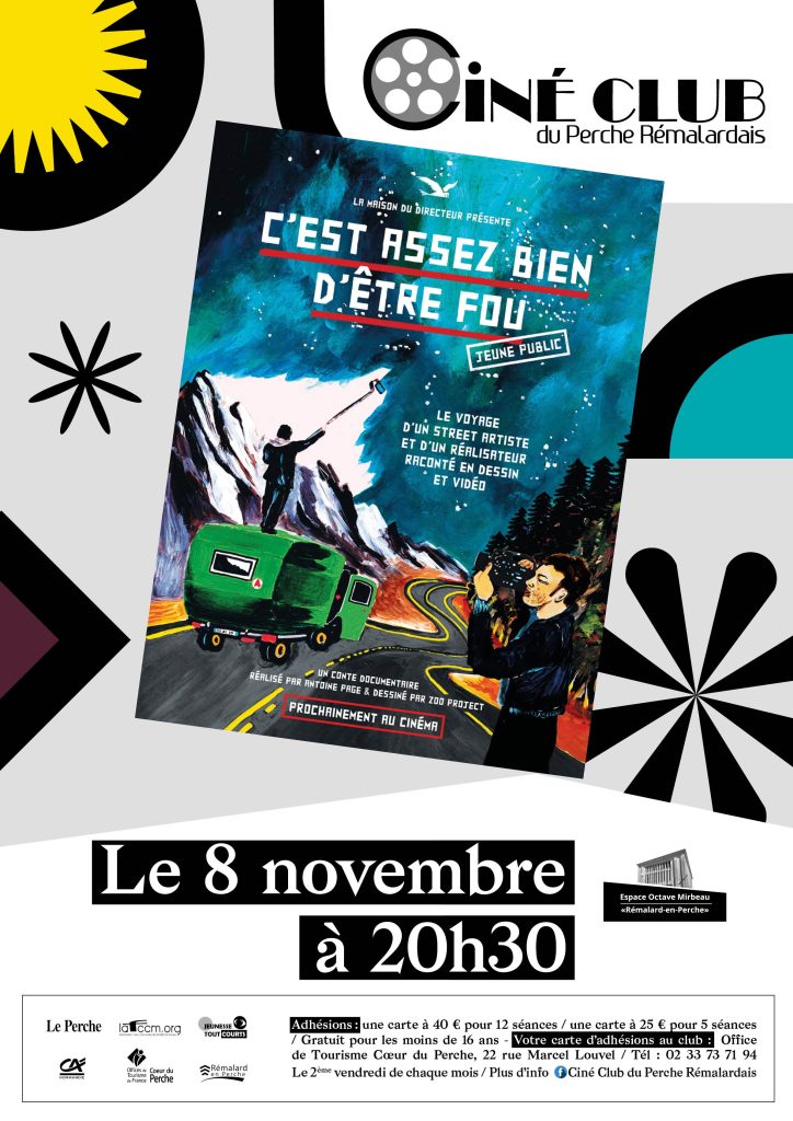 Affiche de la soirée ciné-club du 8 novembre 2024.