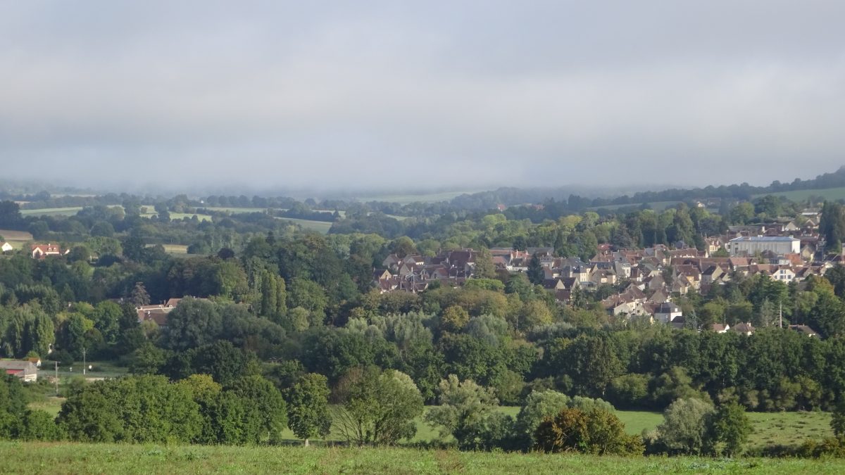 Rémalard en Perche vu depuis le bois de Saint Georges