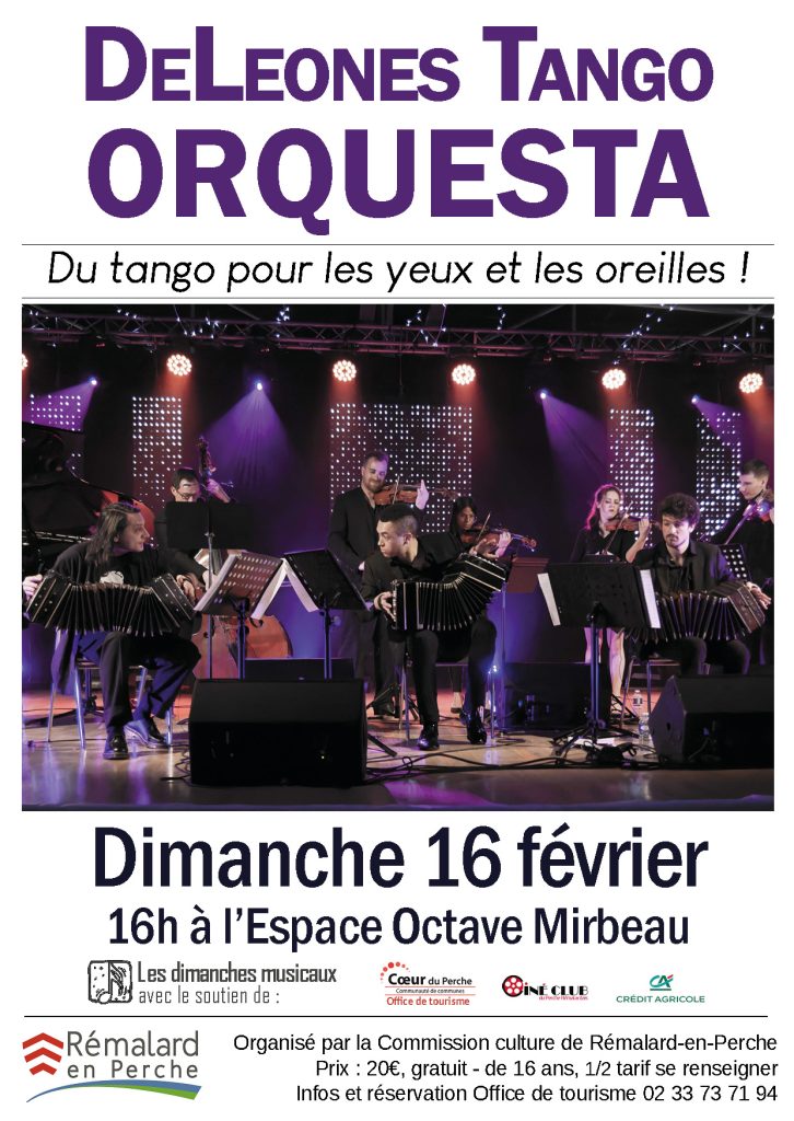 Flyer du concert DeLeones Orquesta