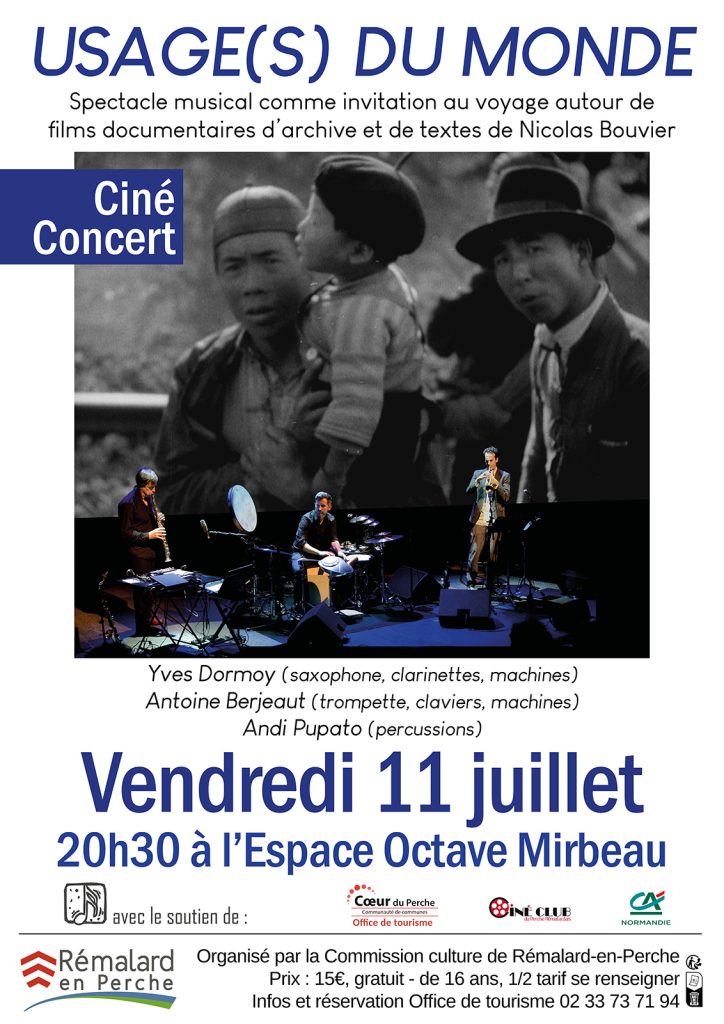 Affiche du ciné-concert Usage du monde