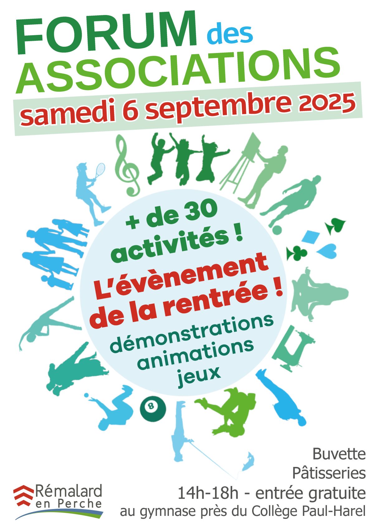 Affiche du forum des associations 2025