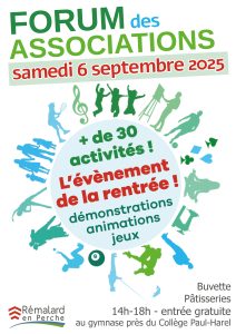 Affiche du forum des associations 2025