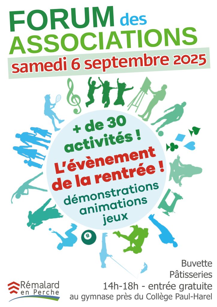 Affiche du forum des associations 2025