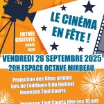 Affiche de la soirée de lancement du ciné club