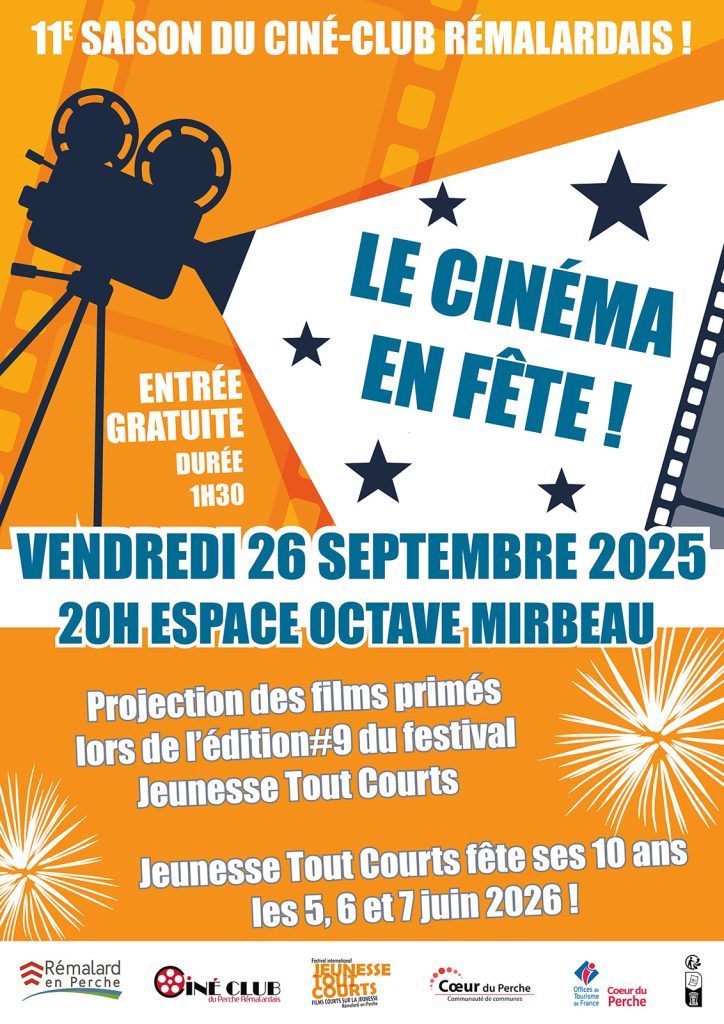 Affiche de la soirée de lancement du ciné club