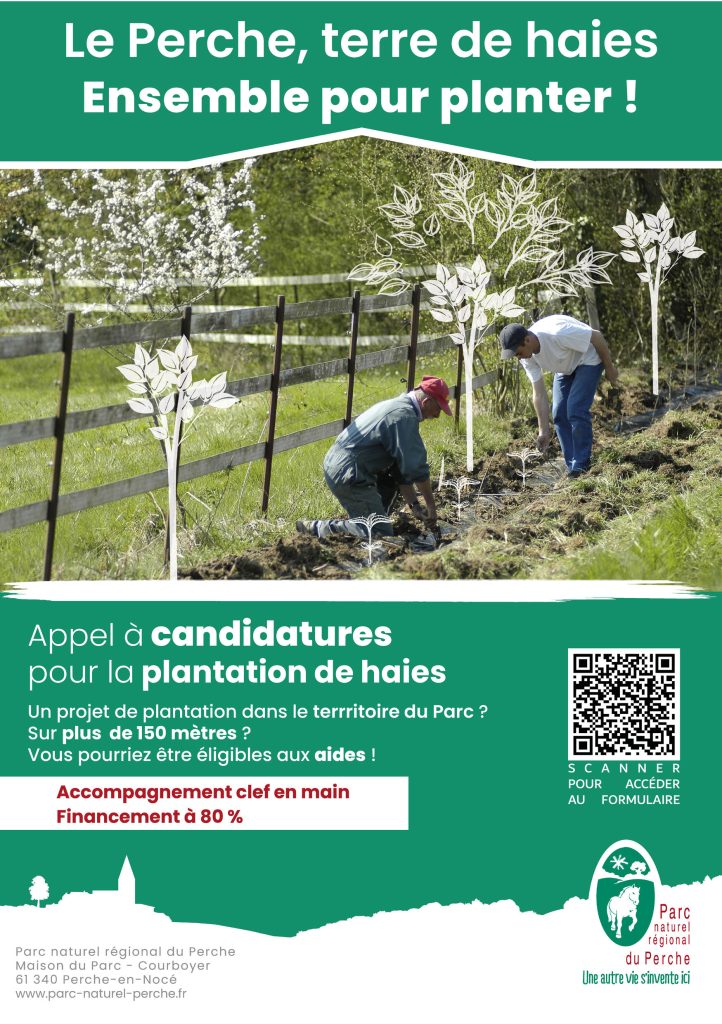 Flyer sur la plantation des haies par le Parc naturel régional du Perche