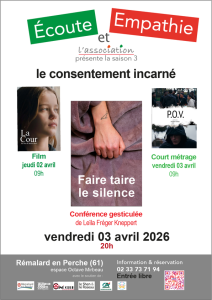 Affiche de l’événement Ecoute et empathie