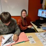 Une partie des élèves de la mini-entreprise du collège Paul-Harel