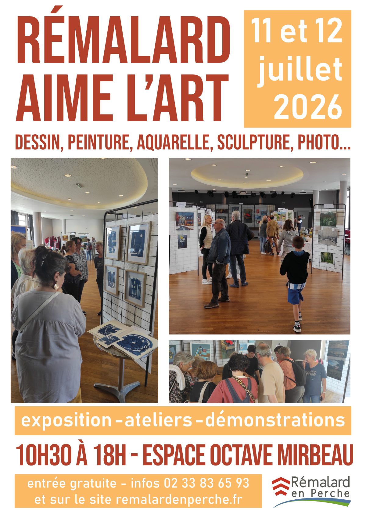 Affiche de Rémalard aime l'art 2026